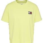 TOMMY JEANS TOMMY BADGE T-SHIRT WOMEN LIME