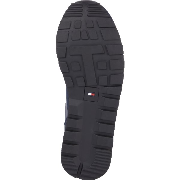 FM0FM03418DW5_D3 Ανδρικό Παπούτσι Tommy Jeans Retro Runner Mix Μπλέ - Image 3