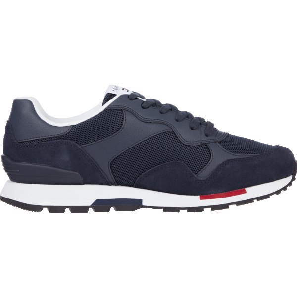 FM0FM03418DW5_I Ανδρικό Παπούτσι Tommy Jeans Retro Runner Mix Μπλέ - Image 4
