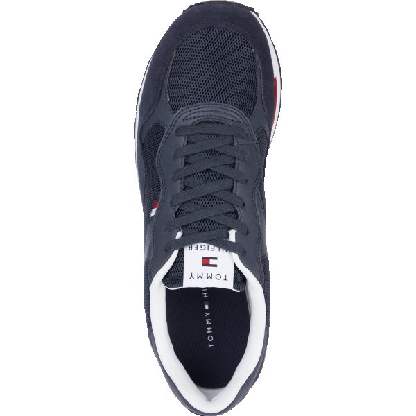 FM0FM03418DW5_P Ανδρικό Παπούτσι Tommy Jeans Retro Runner Mix Μπλέ - Image 5