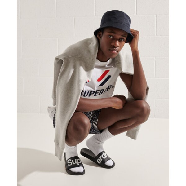 Ανδρική Μπλούζα Superdry Sportstyle Classic Tee Λευκή - Image 3