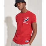 Ανδρική Μπλούζα Superdry Sportstyle Chenille Tee Κόκκινο