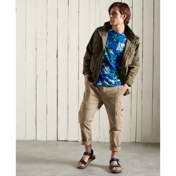 Dress Out Ανδρική Μπλούζα Κοντομάνικη Superdry Brush Γαλάζιο - Image 2