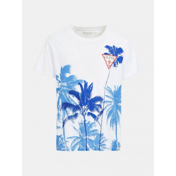 Ανδρική Μπλούζα Guess Windswell Cn Ss Tee Λευκό - Image 5