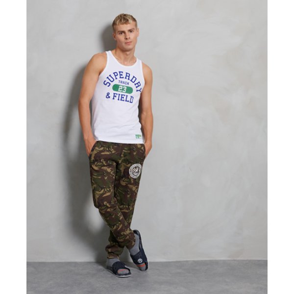 Ανδρική Μπλούζα Αμάνικη Superdry Brilliant Λευκό - Image 4