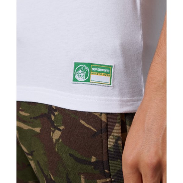 Ανδρική Μπλούζα Αμάνικη Superdry Brilliant Λευκό - Image 6