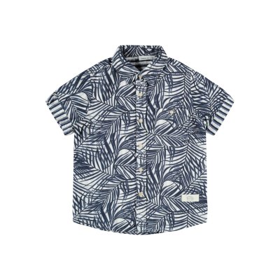 Πουκάμισο κοντομάνικο Name it Μπλέ