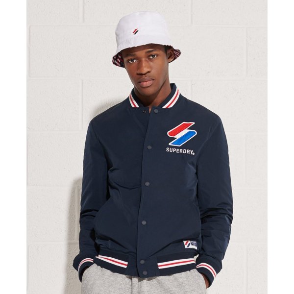 upload9223368955665784342 ανδρικό Μπουφάν Superdry Nylon Varsity Jacket - Image 1