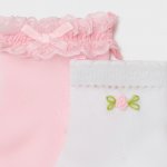 Σετ 2 καλτσάκια baby κορίτσι Ροζ - Image 2