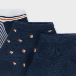 Σετ 3 καλτσάκια baby αγόρι Μπλε ναυτικό - Image 2