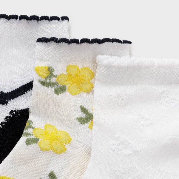 Σετ 3 καλτσάκια baby κορίτσι Μπλε ναυτικό - Image 2