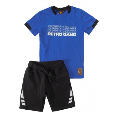 Σετ Μπλούζα Βερμούδα για Αγόρι Μπλέ Gang kids