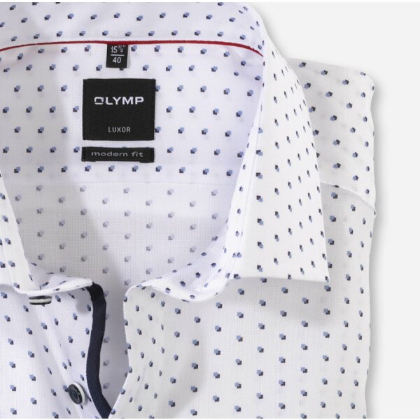 12707411-706x700-1 Ανδρικό Πουκάμισο OLYMP Luxor modern fit / bleu / Global Kent - Image 2