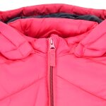 Name It παιδικό puffer jacket μονόχρωμο με αφαιρούμενη κουκούλα - Image 3