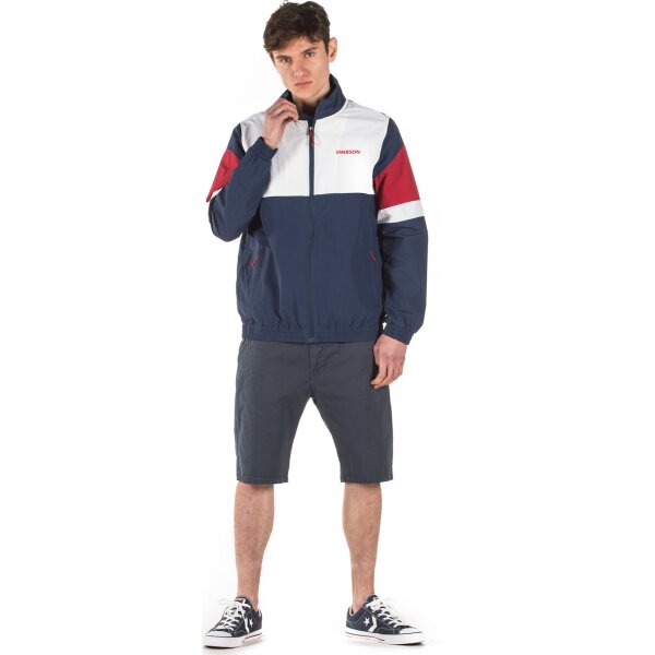 20190301100810_8dab46d5 Ανδρικό Μπουφάν Emerson Casual Μπλέ-Λευκό-Κόκκινο - Image 1