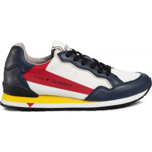20200226105124_guess_genova_fm6gen_fab12_whire Ανδρικό Παπούτσι Sneaker Guess Genova Λευκό - Image 1