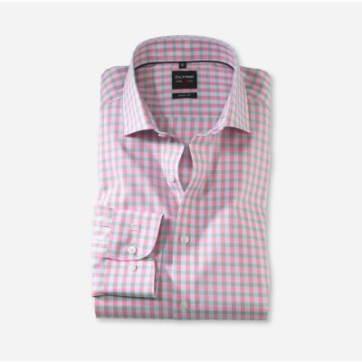 Ανδρικό Πουκάμισο OLYMP Level Five body fit ΡΟΖ