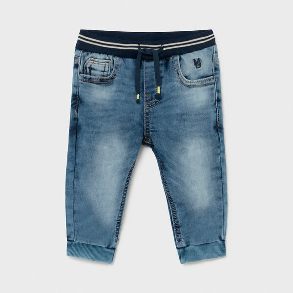 21-01584-047-800-4 Παντελόνι jogger soft denim Ecofriends baby αγόρι - Image 1