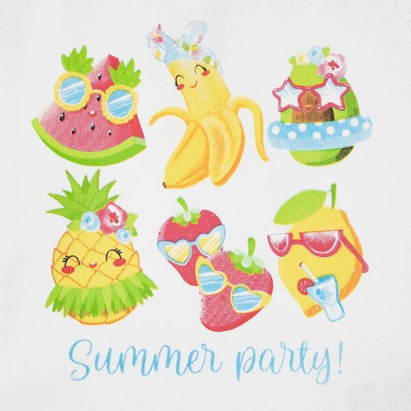 Σετ σορτς σταμπωτό λουλούδια κορίτσι - Image 3