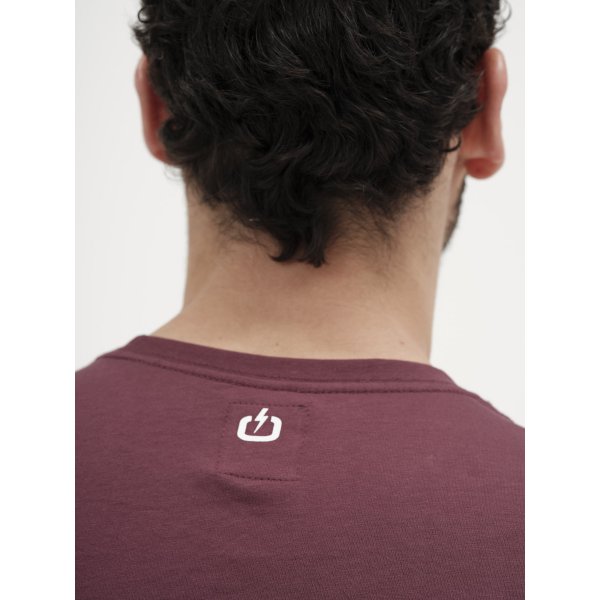 211.EM33.02_DUSTY WINE_7 Ανδρική Μπλούζα Κοντομάνικη Emerson Μπορντώ - Image 7