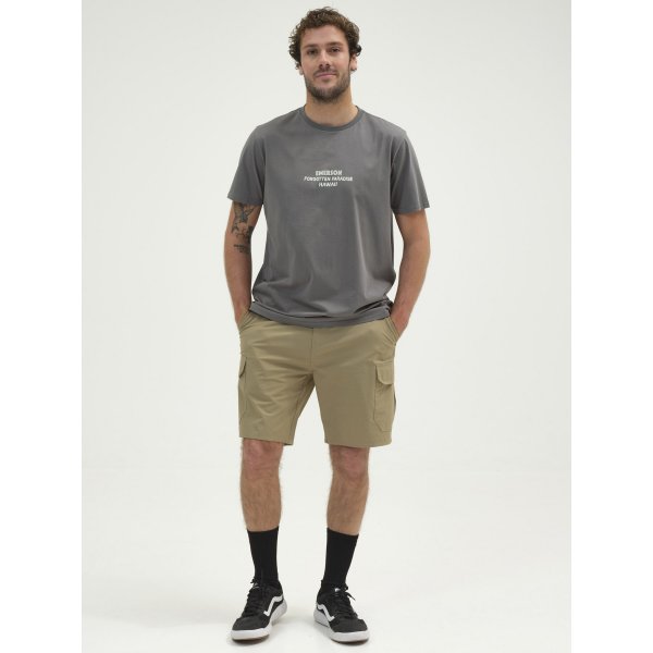 Ανδρική Μπλούζα Κοντομάνικη Emerson Γκρί Ανοιχτό - Image 6