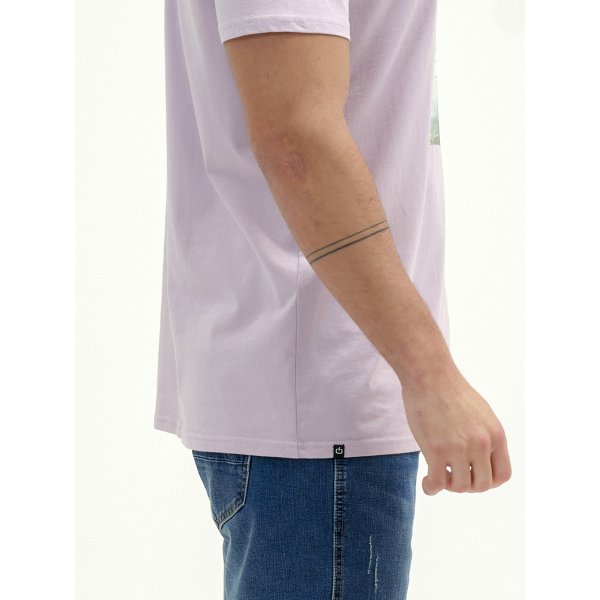 Ανδρική Μπλούζα Κοντομάνικη Emerson Μώβ - Image 6