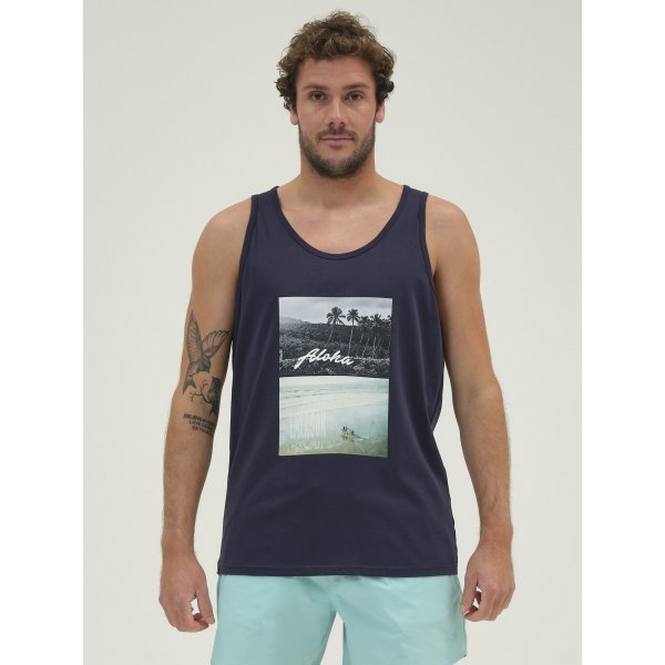 211.EM37.51_NAVY BLUE_1 Ανδρική Μπλούζα Αμάνικη Emerson Μπλέ - Image 1