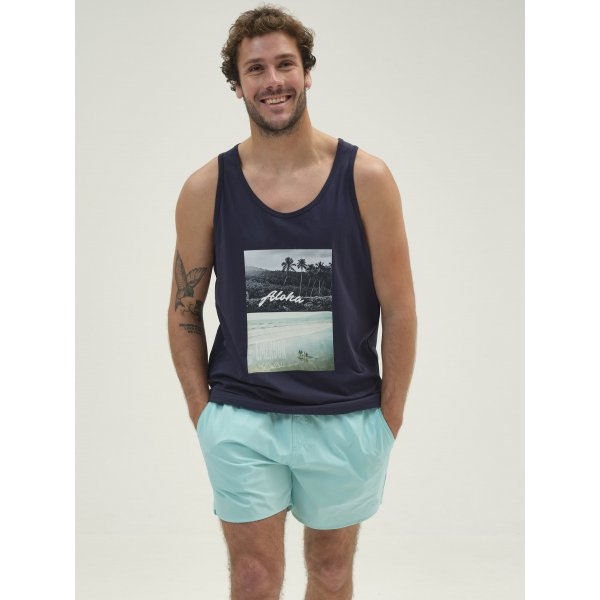 Ανδρική Μπλούζα Αμάνικη Emerson Μπλέ - Image 8