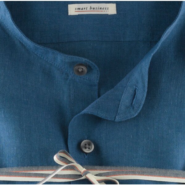 35727418-706x700-3 Ανδρικό Πουκάμισο OLYMP Leve Five smart business body fit Μπλε - Image 3