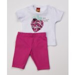 Σετ Κολάν Μπλουζάκι Λευκό Παντελόνι Φουξ "Delicious" 37024