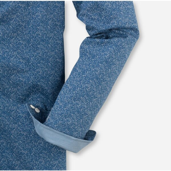 41107415-706x700-2 Ανδρικό Πουκάμισο OLYMP Casual modern fit mao/ blau / Stehbund - Image 3