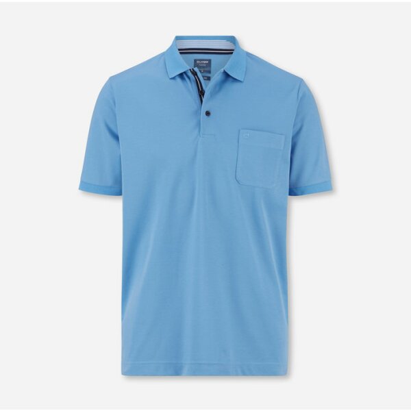 54107215-706x700 (1) Ανδρικό OLYMP Polo modern fit Γαλαζιο - Image 1