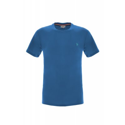 Ανδρική Μπλούζα Μακό US POLO ASSN Μπλέ Ανοιχτό