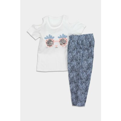 New College Σετ με animal print  παντελόνι