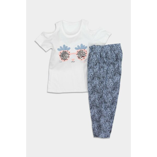 New College Σετ με animal print  παντελόνι - Image 1