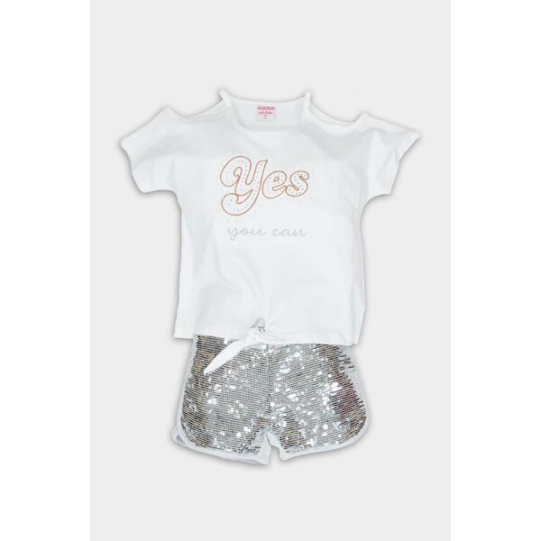 8446.jpg New College Σετ με αθλητικο σόρτς με παγέτες  "yes" - Image 1