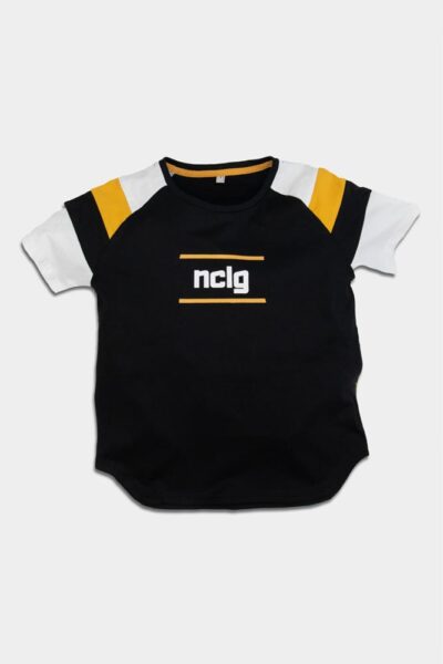 New College Μπλούζα  Μαύρο 100%cotton