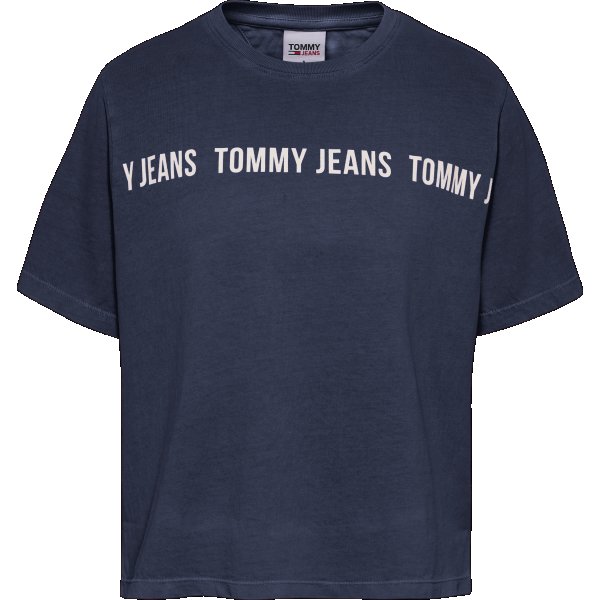 DW0DW10147C87_F Γυναικείο T-shirt Μπλέ Tommy Jeans DW0DW10147-C87 - Image 1