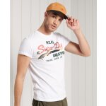 Ανδρική Μπλούζα Superdry VL Itago Tee Λευκό