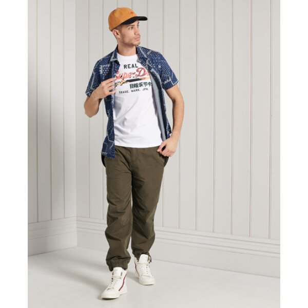 Ανδρική Μπλούζα Superdry VL Itago Tee Λευκό - Image 2