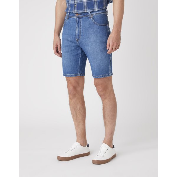 W11CQ187W_1 Ανδρικό SHORTS TEXAS IN LITE τζιν Μπλέ - Image 3