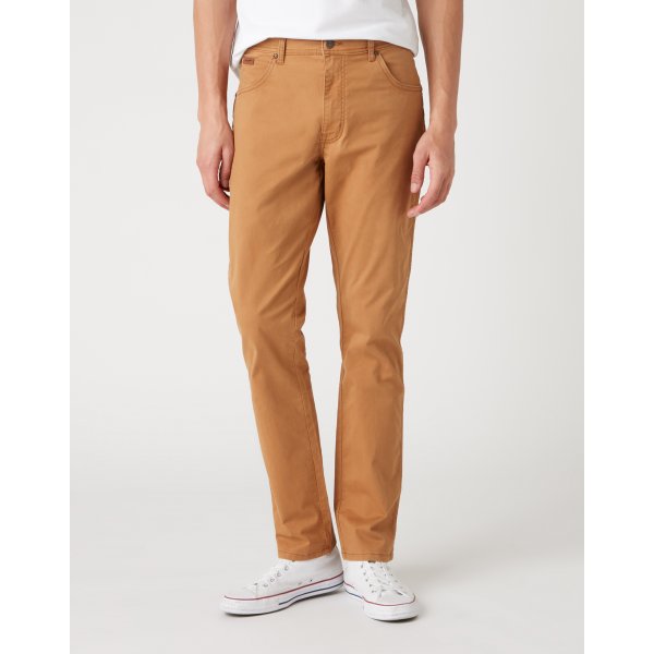 W12SWA012_1 Ανδρικό Παντελόνι Wrangler Texas Slim Ταμπά - Image 3