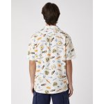Ανδρικό Πουκάμισο Κοντομάνικο Wrangler SS Resort Shirt Papyrus Λευκό - Image 3