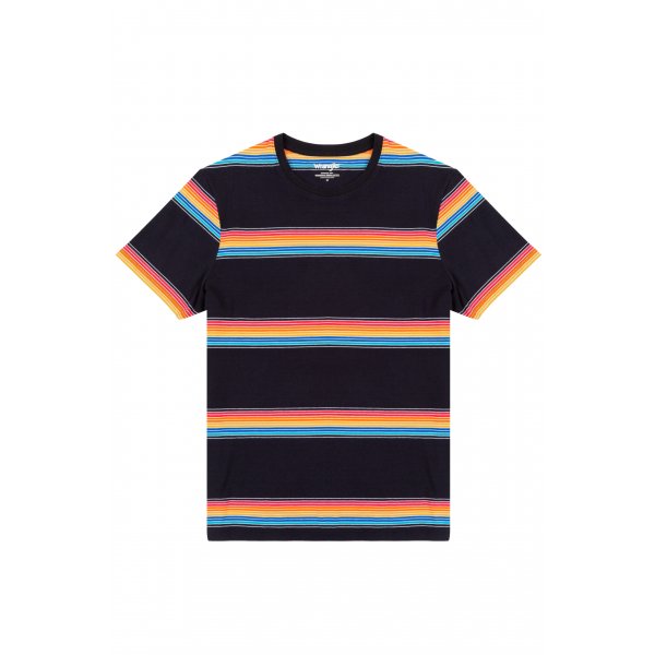 W7AJDPXAE Ανδρική Μπλούζα Wrangler Rainbow Tee Μπλέ - Image 2