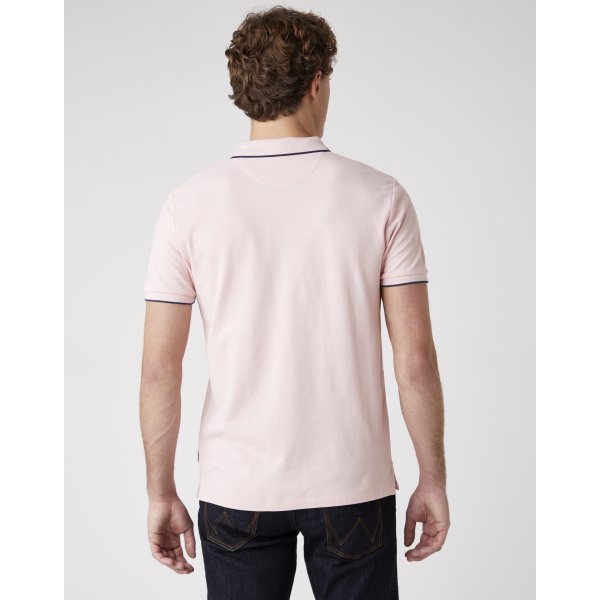 Ανδρικό Polo Wrangler Ροζ - Image 4