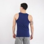 Αμάνικη Μπλούζα Superdry Track And Field Graphic Vest Μπλέ - Image 4