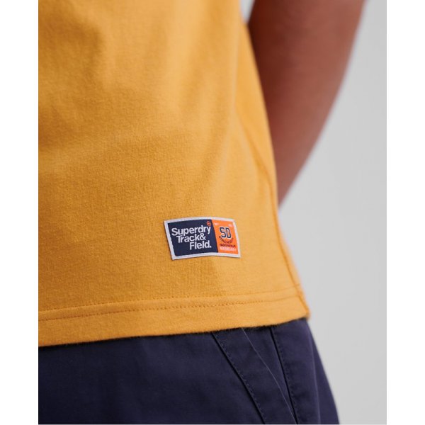 Ανδρική Κοντομάνικη Μπλούζα SUPERDRY Track & Field Κίτρινο - Image 2