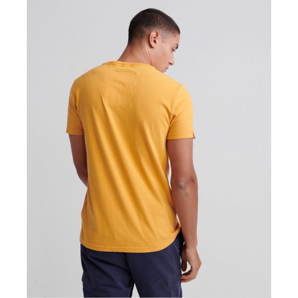 Ανδρική Κοντομάνικη Μπλούζα SUPERDRY Track & Field Κίτρινο - Image 3
