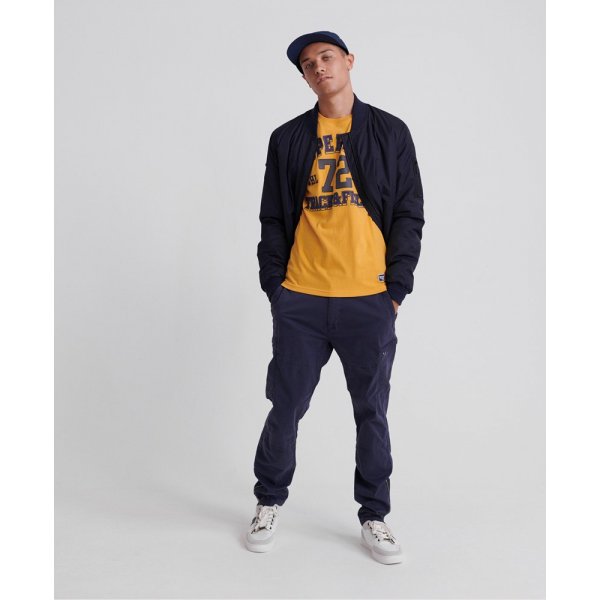 Ανδρική Κοντομάνικη Μπλούζα SUPERDRY Track & Field Κίτρινο - Image 4