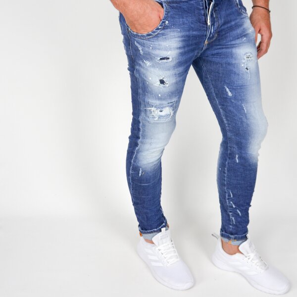 Ανδρικό Παντελόνι τζιν Cosi Μπλέ Ανοιχτόχρωμο - Image 4